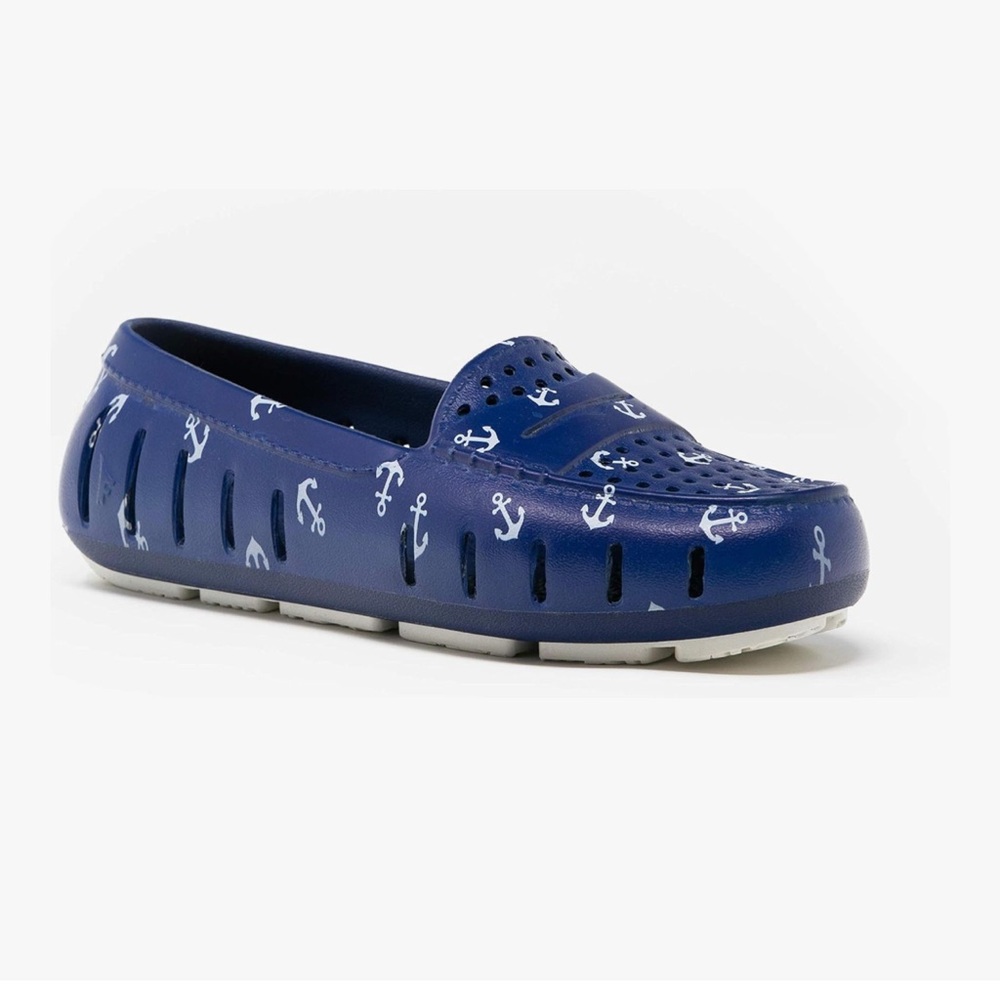 Floafers Posh Driver 2.0 Blue Anchor Shoes